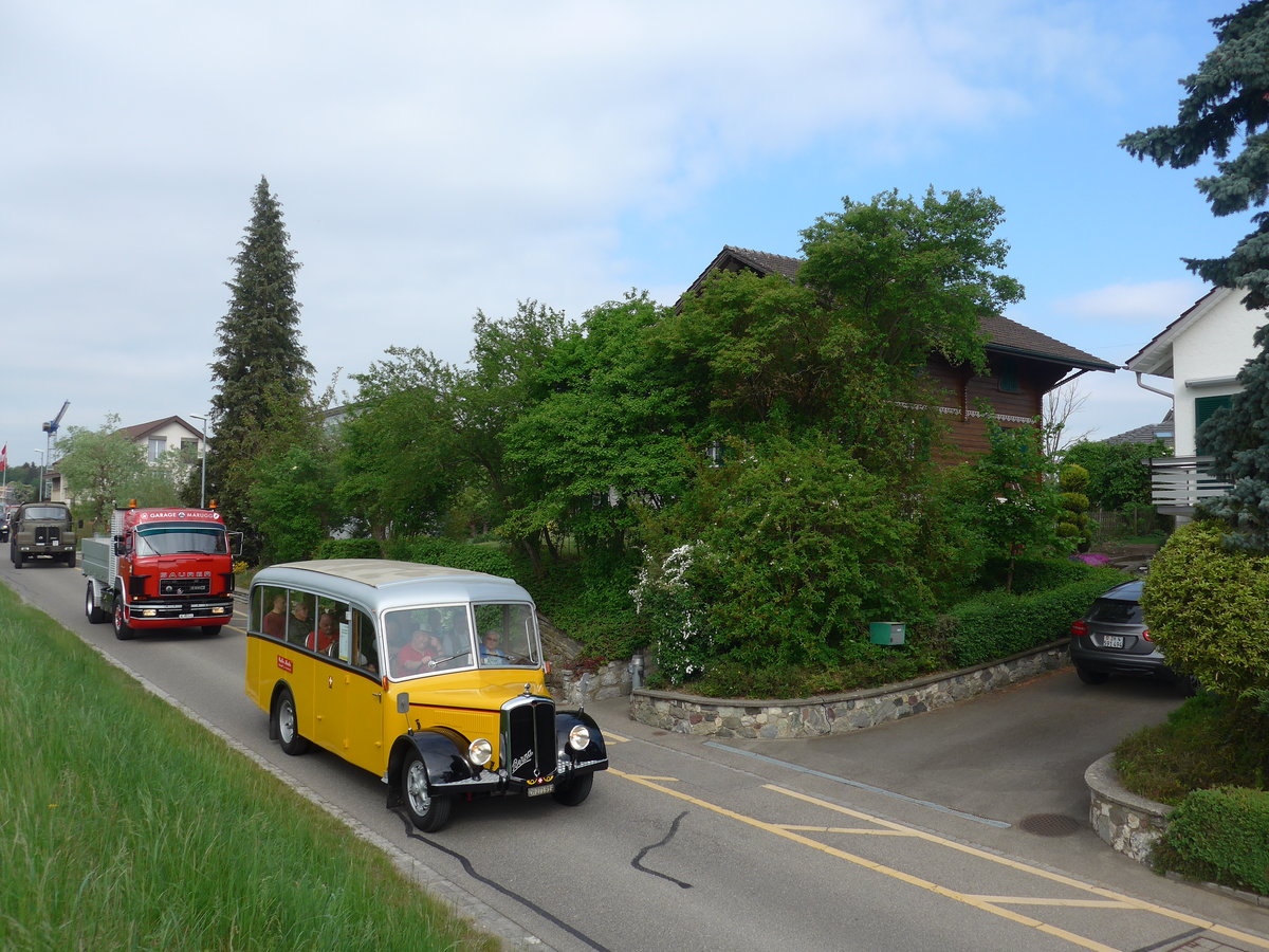 (192'453) - Hurter, M�nchaltdorf - ZH 271'919 - Berna/FHS (ex Volkart, Russikon; ex ASD Aigle; ex P 21'003) am 5. Mai 2018 in Attikon, Bahnstrasse