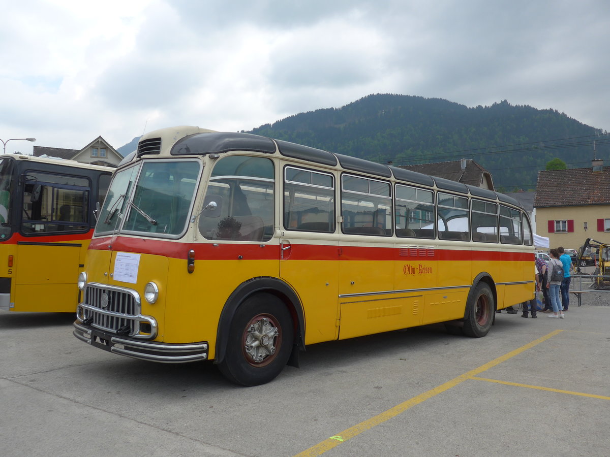 (192'761) - Kobelt, Marbach - FBW/Eggli (ex Gm�nder, Weissbad; ex P 24'024; ex P 21'524) am 5. Mai 2018 in Nesslau, Hauptstrasse