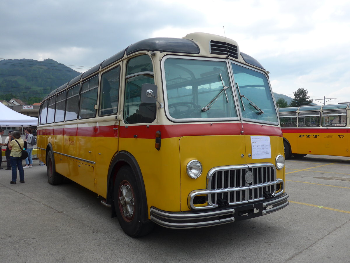 (192'762) - Kobelt, Marbach - FBW/Eggli (ex Gm�nder, Weissbad; ex P 24'024; ex P 21'524) am 5. Mai 2018 in Nesslau, Hauptstrasse