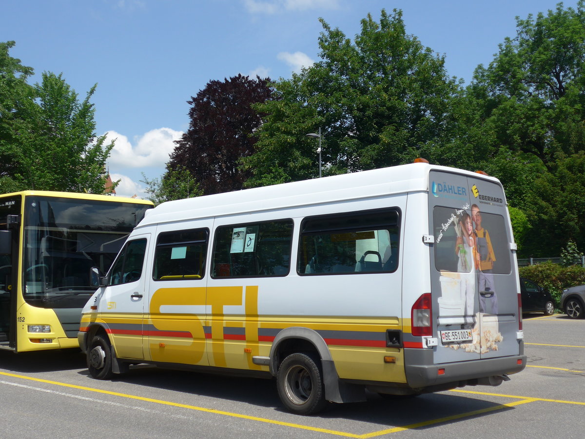 (193'635) - STI Thun - Nr. 3/BE 551'003 - Mercedes am 30. Mai 2018 bei der Schiffl�ndte Thun