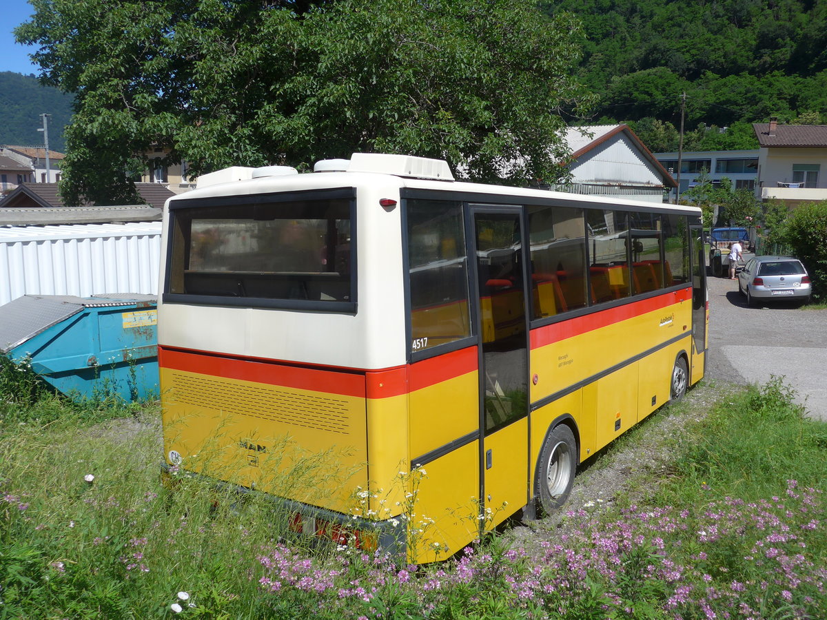 (193'809) - Merzaghi, Maroggia - (TI 7526) - MAN/G�ppel am 9. Juni 2018 in Maroggia, Garage