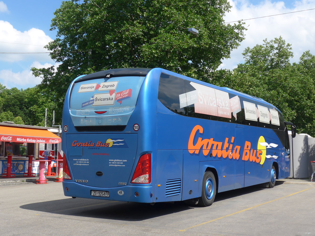 (194'264) - Aus Kroatien: Croatia Bus, Zagreb - ZG 9264-FF - Volvo/Atomic am 18. Juni 2018 in Z�rich, Sihlquai