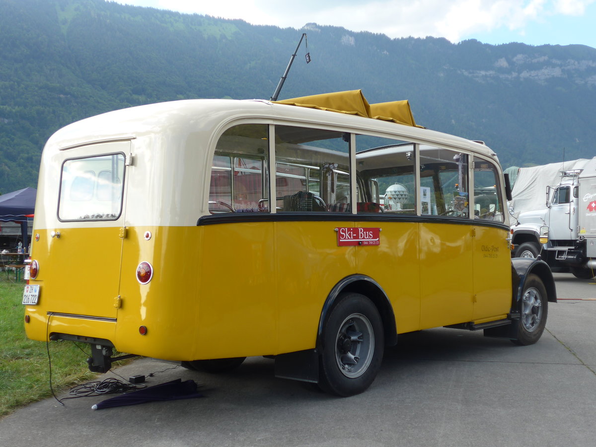 (194'316) - Moser, Sch�nenberg - ZH 216'722 - Berna/Hess (ex Barenco, Faido) am 23. Juni 2018 in Interlaken, Flugplatz