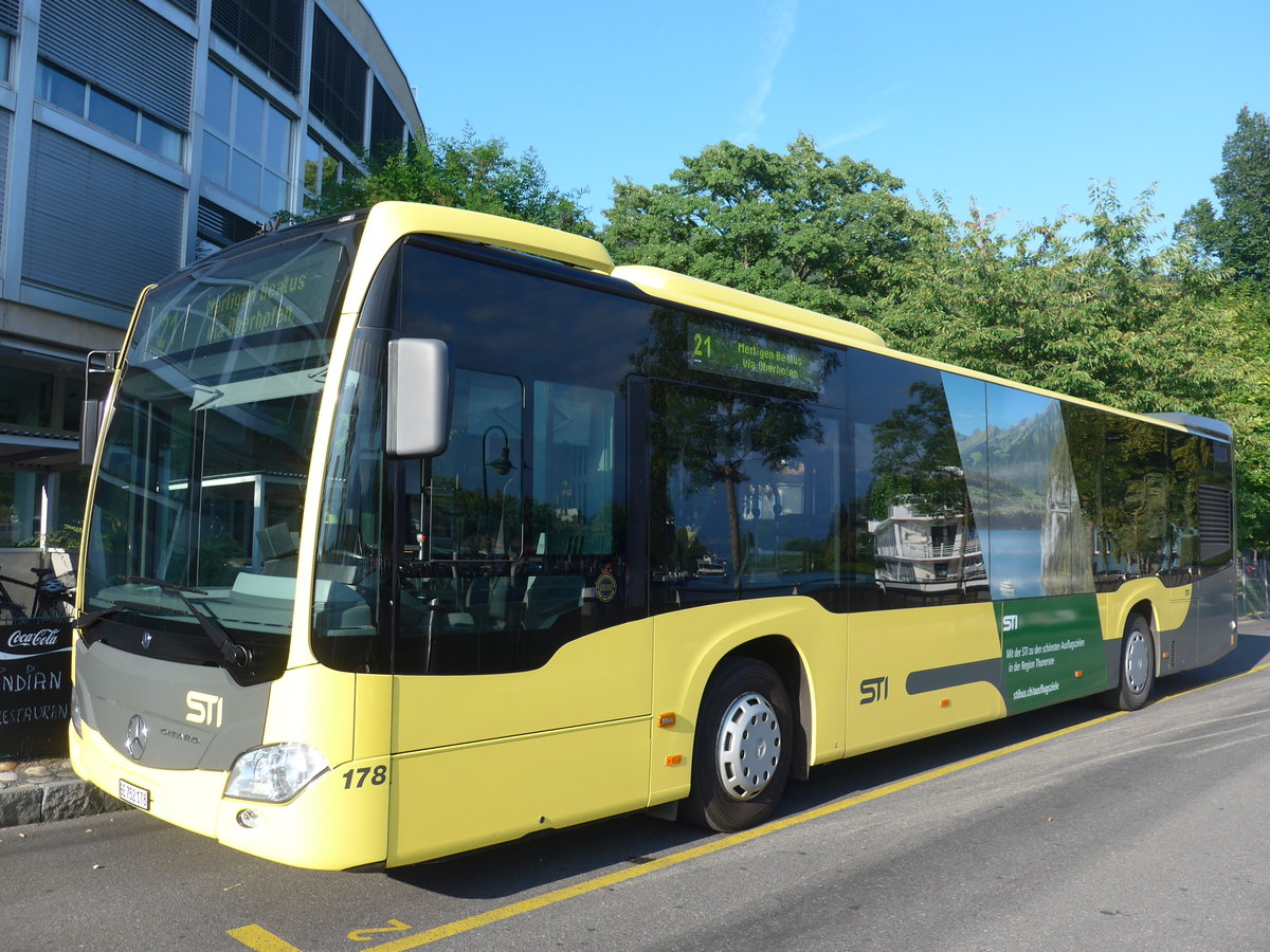 (194'451) - STI Thun - Nr. 178/BE 752'178 - Mercedes am 29. Juni 2018 bei der Schiffl�ndte Thun