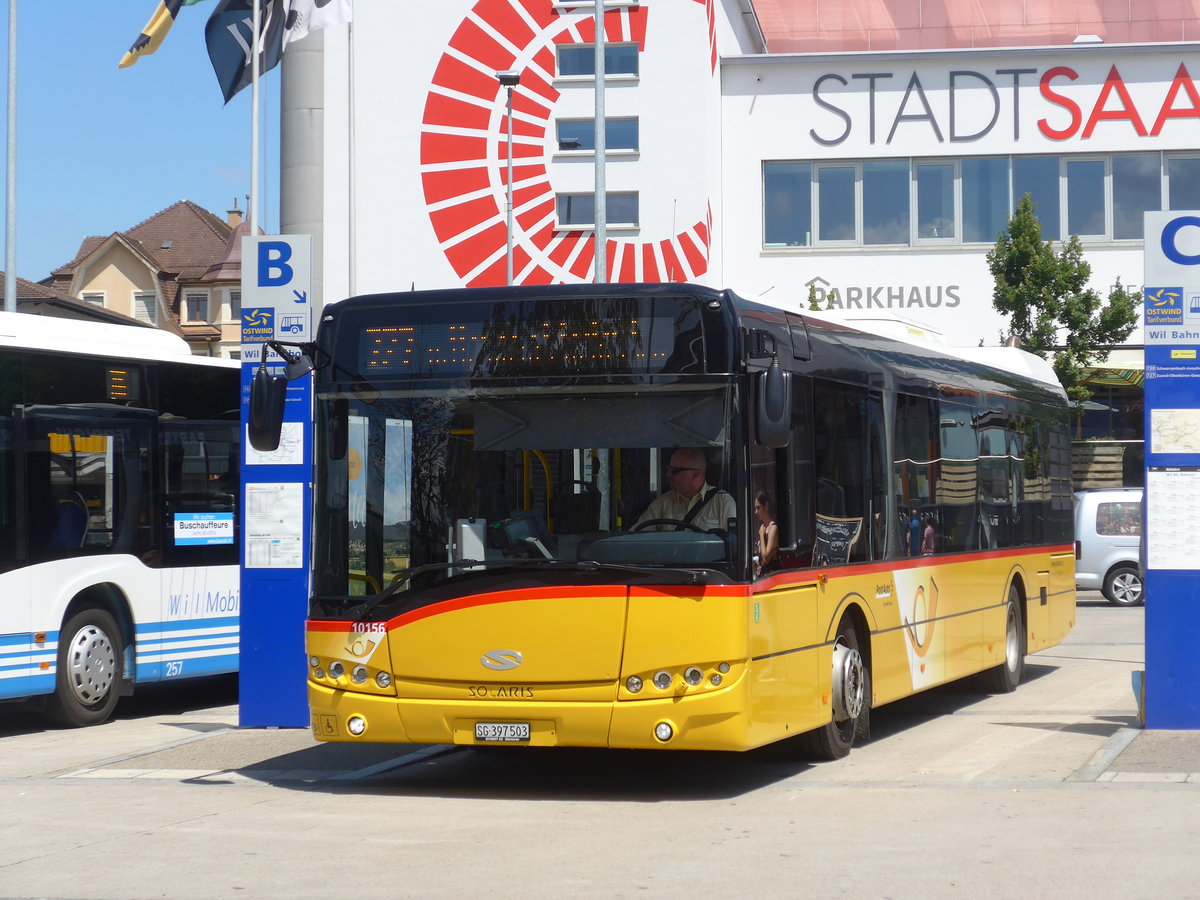 (194'583) - Schmidt, Oberb�ren - SG 397'503 - Solaris am 7. Juli 2018 beim Bahnhof Wil