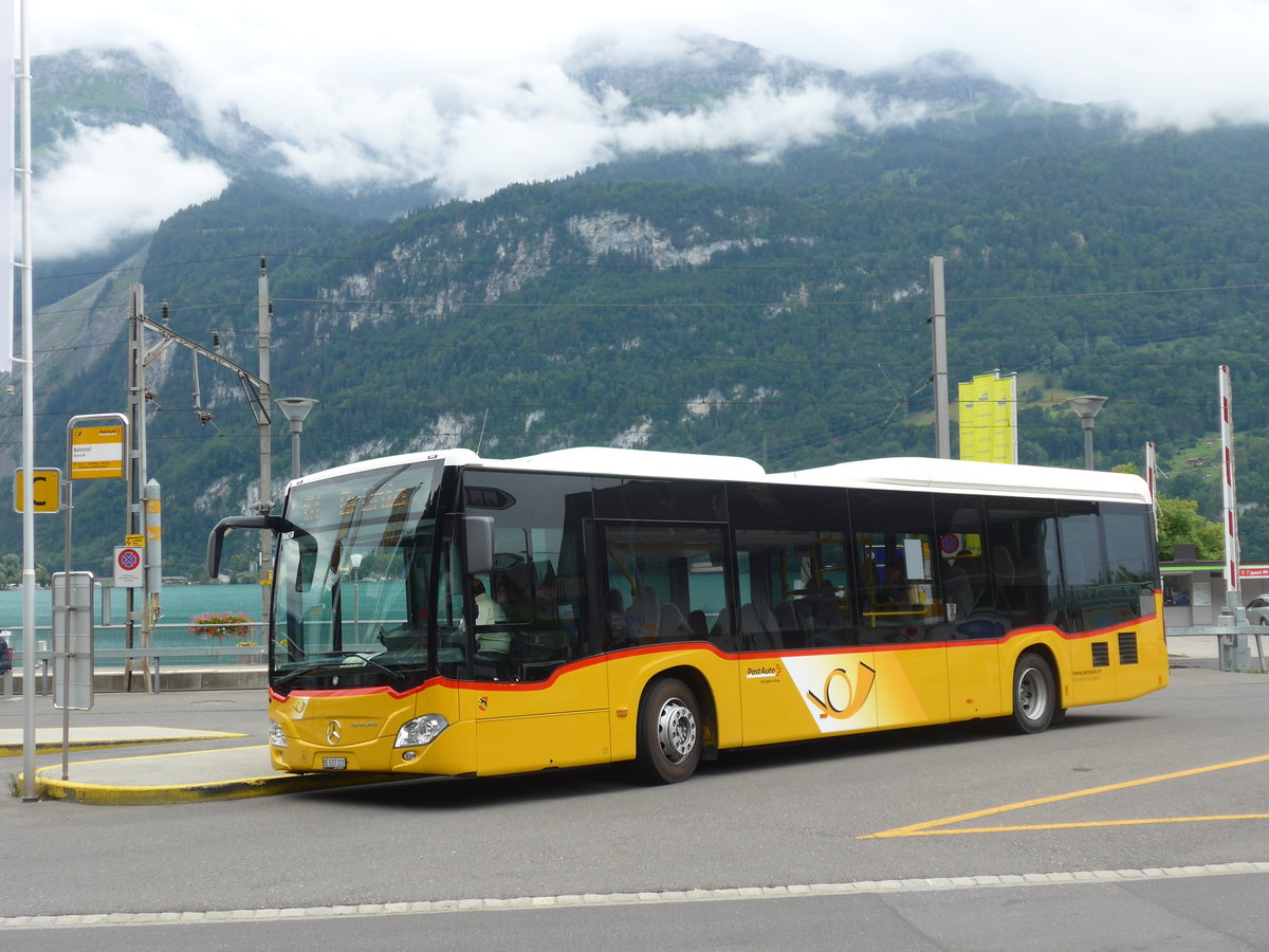 (195'011) - Fl�ck, Brienz - Nr. 4/BE 517'311 - Mercedes am 21. Juli 2018 beim Bahnhof Brienz