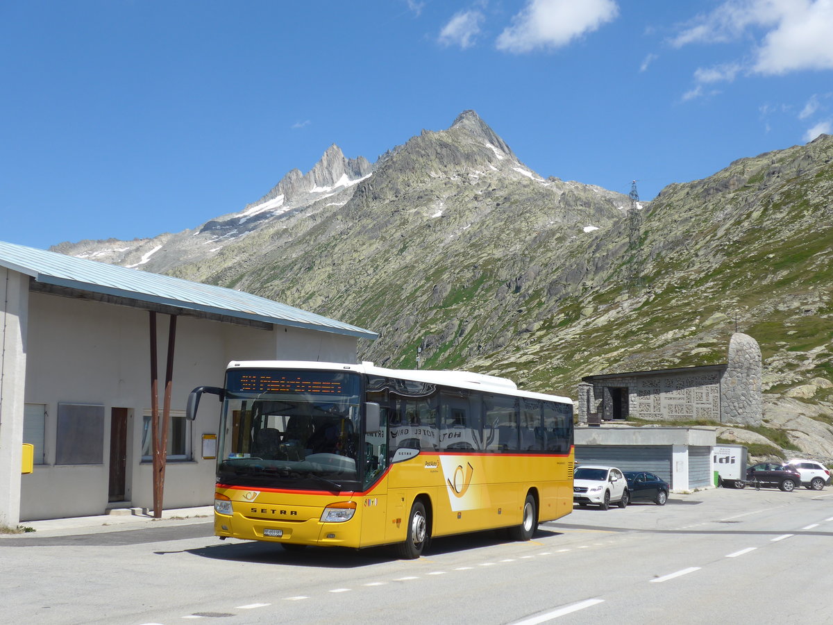 (195'295) - PostAuto Bern - BE 653'387 - Setra am 29. Juli 2018 auf dem Grimsel, Passh�he