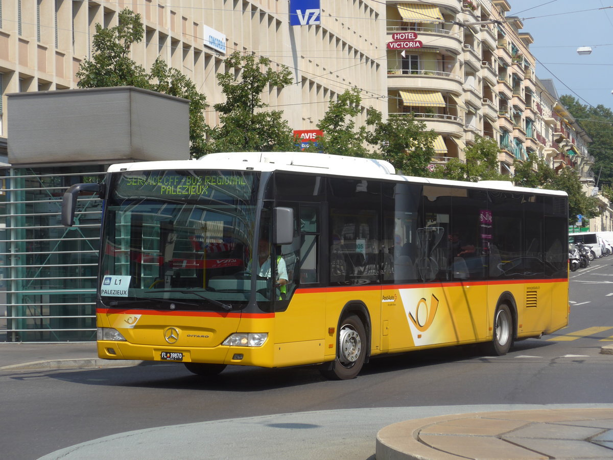 (195'748) - Aus Liechtenstein: Sch�dler, Triesenberg - Nr. 70/FL 39'870 - Mercedes (ex PostAuto Ostschweiz Nr. 6) am 6. August 2018 beim Bahnhof Lausanne