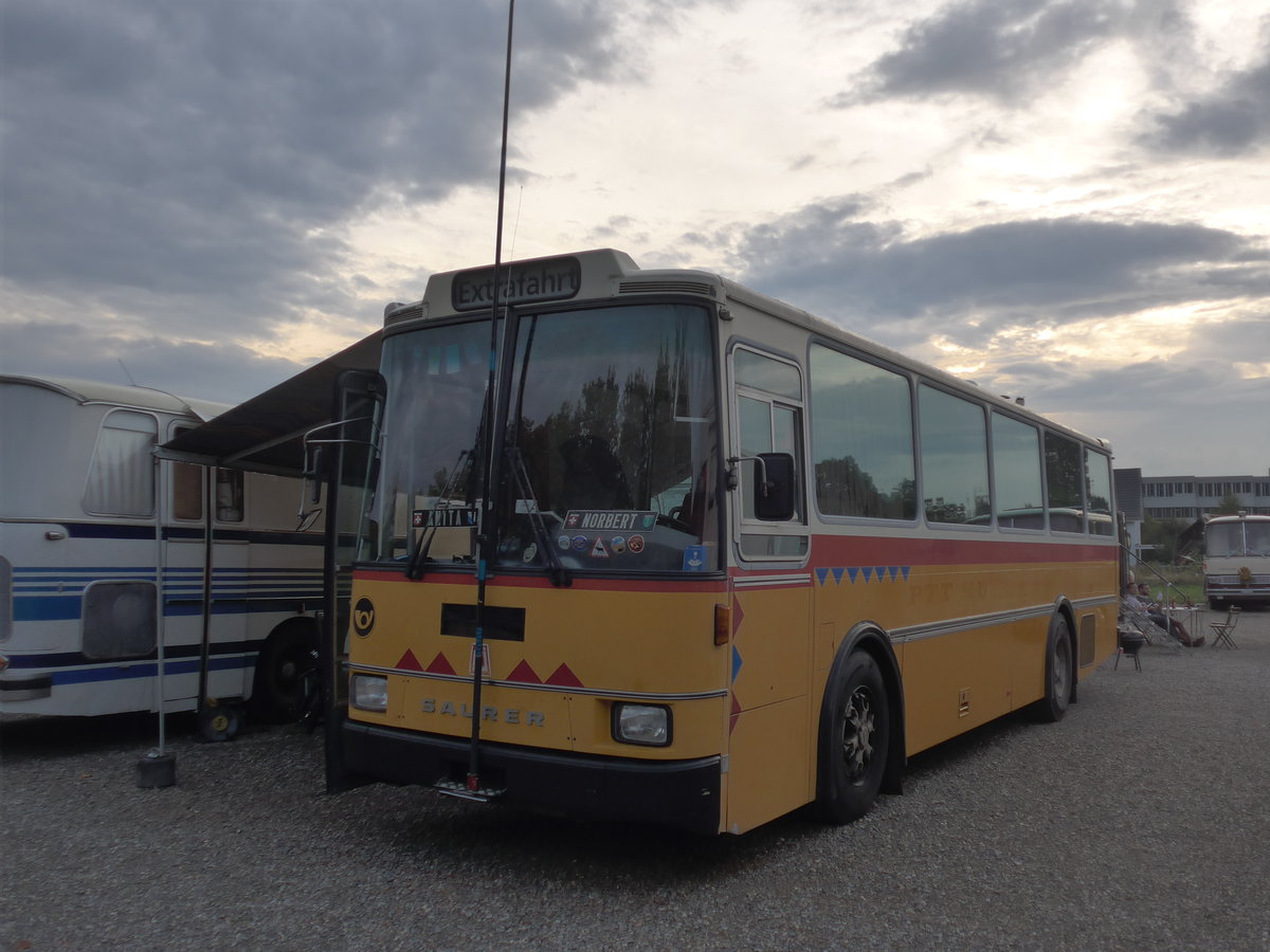 (195'896) - Toldo, Z�rich - ZH 124'701 - Saurer/R&J (ex Peter, Pfaffnau) am 17. August 2018 in Wettingen, Zirkuswiese