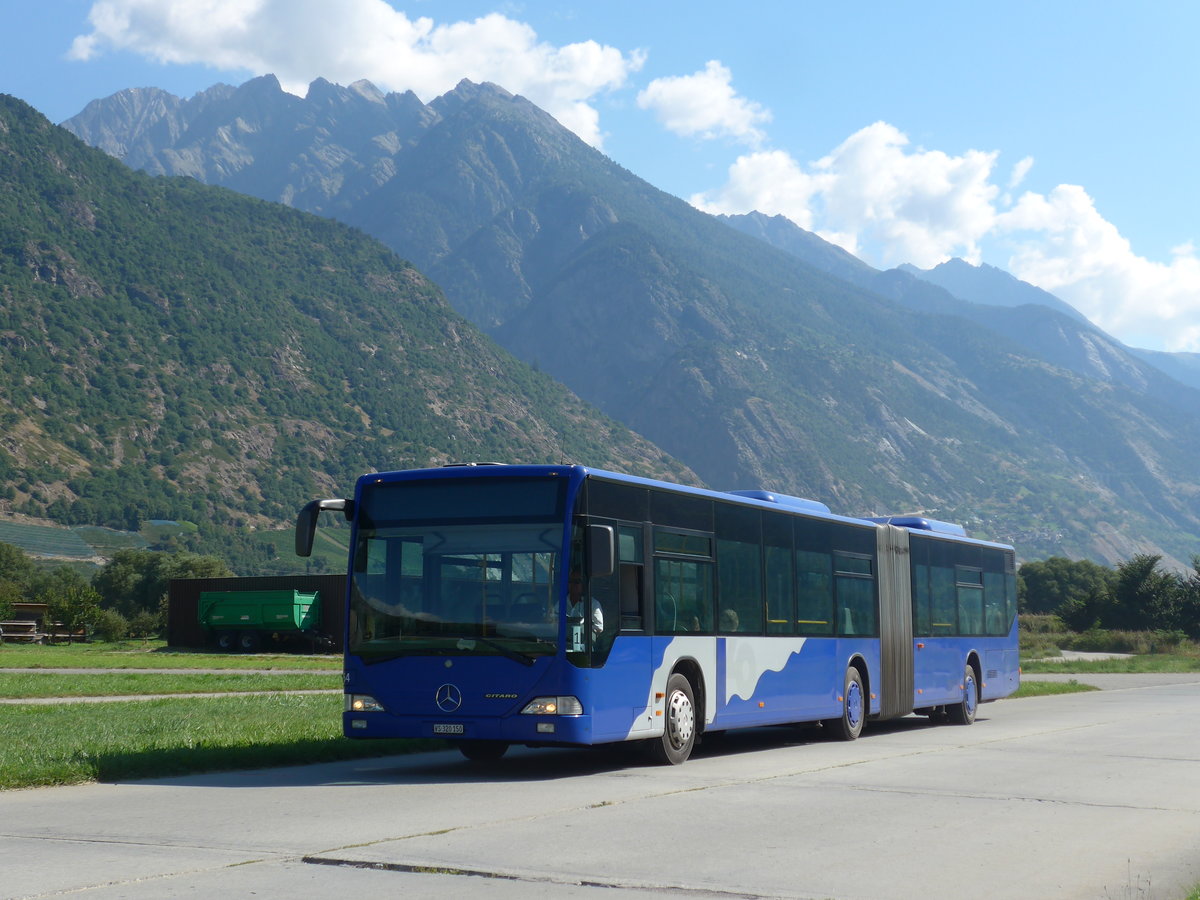 (196'009) - Ruffiner, Turtmann - Nr. 54/VS 320'150 - Mercedes (ex VZO Gr�ningen Nr. 54) am 19. August 2018 in Turtmann, Flugplatz
