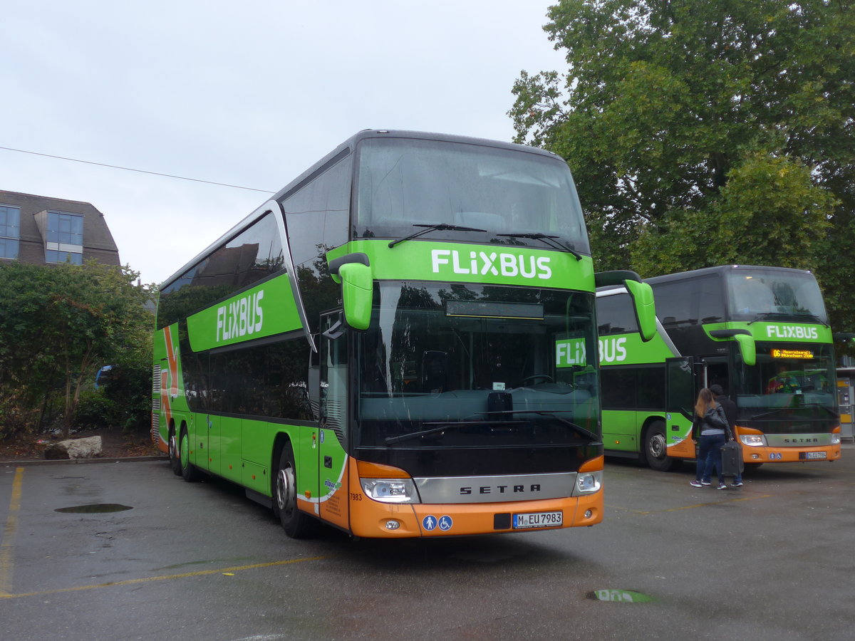 (196'242) - Aus Deutschland: Albus, M�nchen - Nr. 7983/M-EU 7983 - Setra am 1. September 2018 in Z�rich, Sihlquai