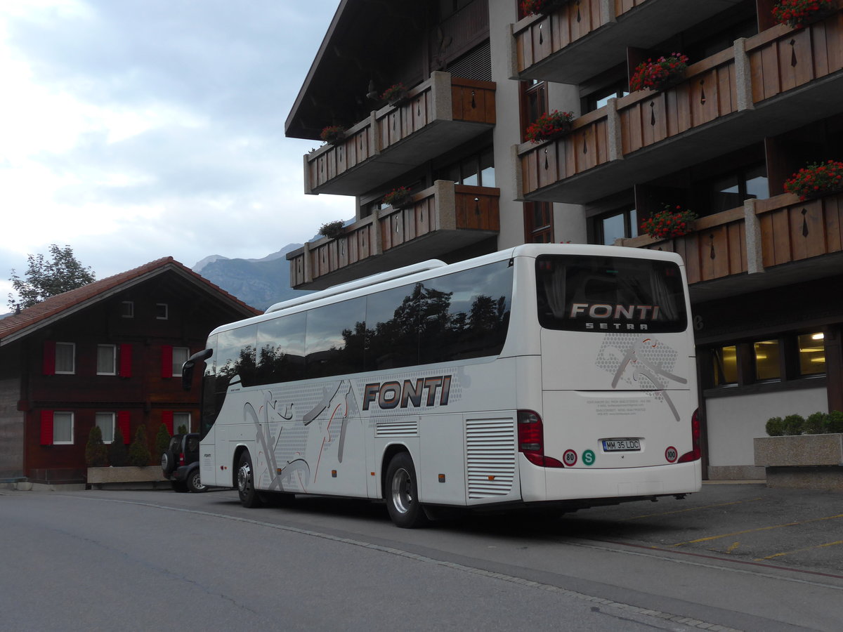 (196'666) - Aus Rum�nien: Fonti, Baia Mare - MM 35 LDC - Setra am 9. September 2018 in Adelboden, Hotel Beau-Site
