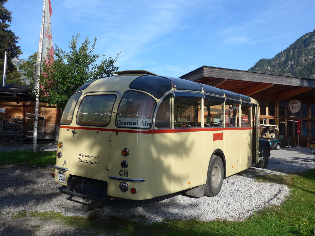 (196'740) - W�ll, Maurach - SZ 4 HML - Berna/Gangloff (ex Rapold, CH-Neuhausen; ex Spring, CH-Schwenden; ex Kunz, CH-Schwenden) am 11. September 2018 in Pertisau, Sport W�ll