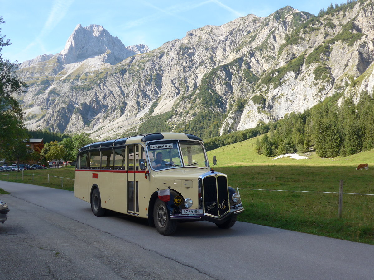 (196'751) - W�ll, Maurach - SZ 4 HML - Berna/Gangloff (ex Rapold, CH-Neuhausen; ex Spring, CH-Schwenden; ex Kunz, CH-Schwenden) am 11. September 2018 auf der Gramai Alm