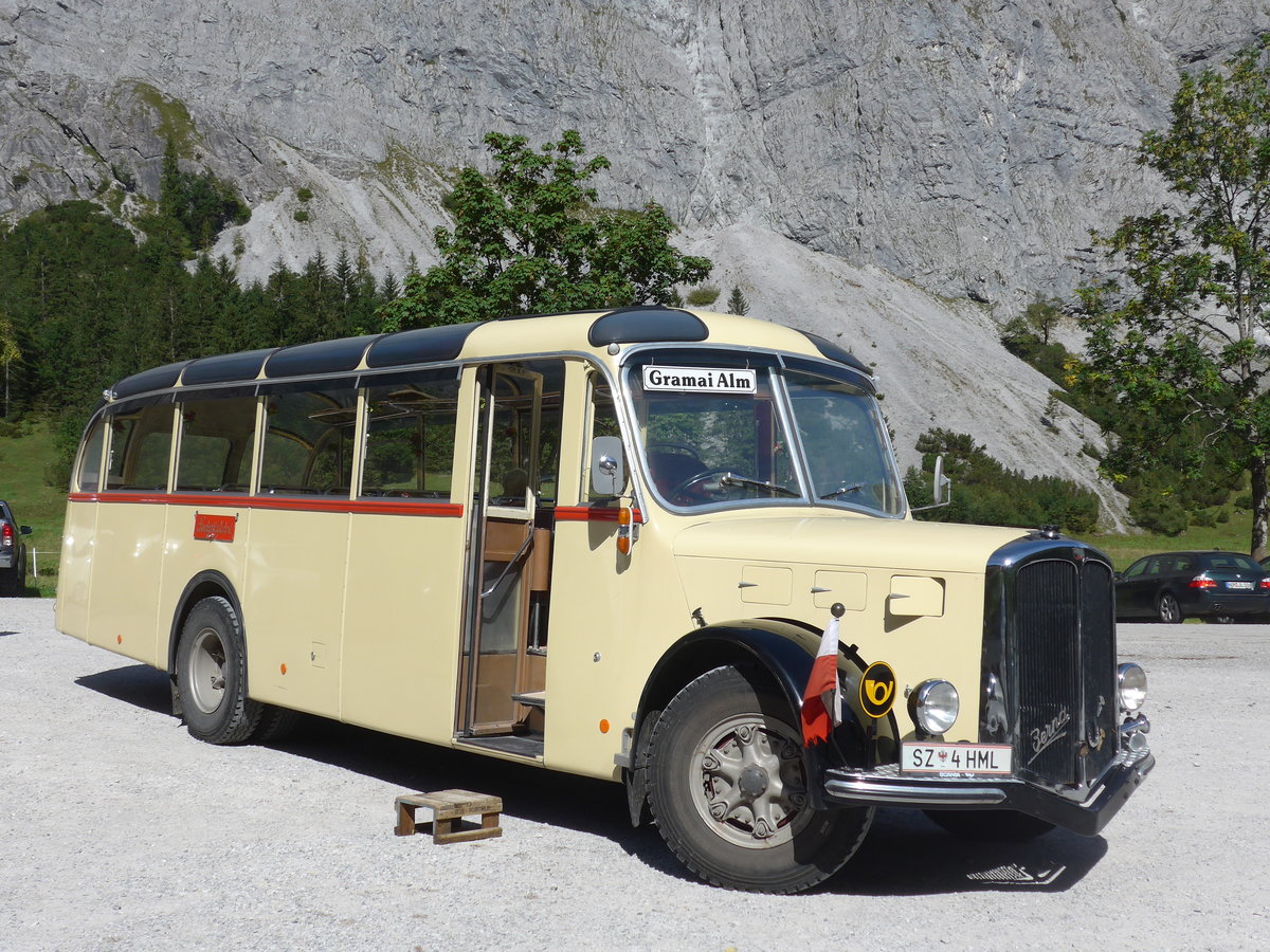 (196'772) - W�ll, Maurach - SZ 4 HML - Berna/Gangloff (ex Rapold, CH-Neuhausen; ex Spring, CH-Schwenden; ex Kunz, CH-Schwenden) am 11. September 2018 auf der Gramai Alm