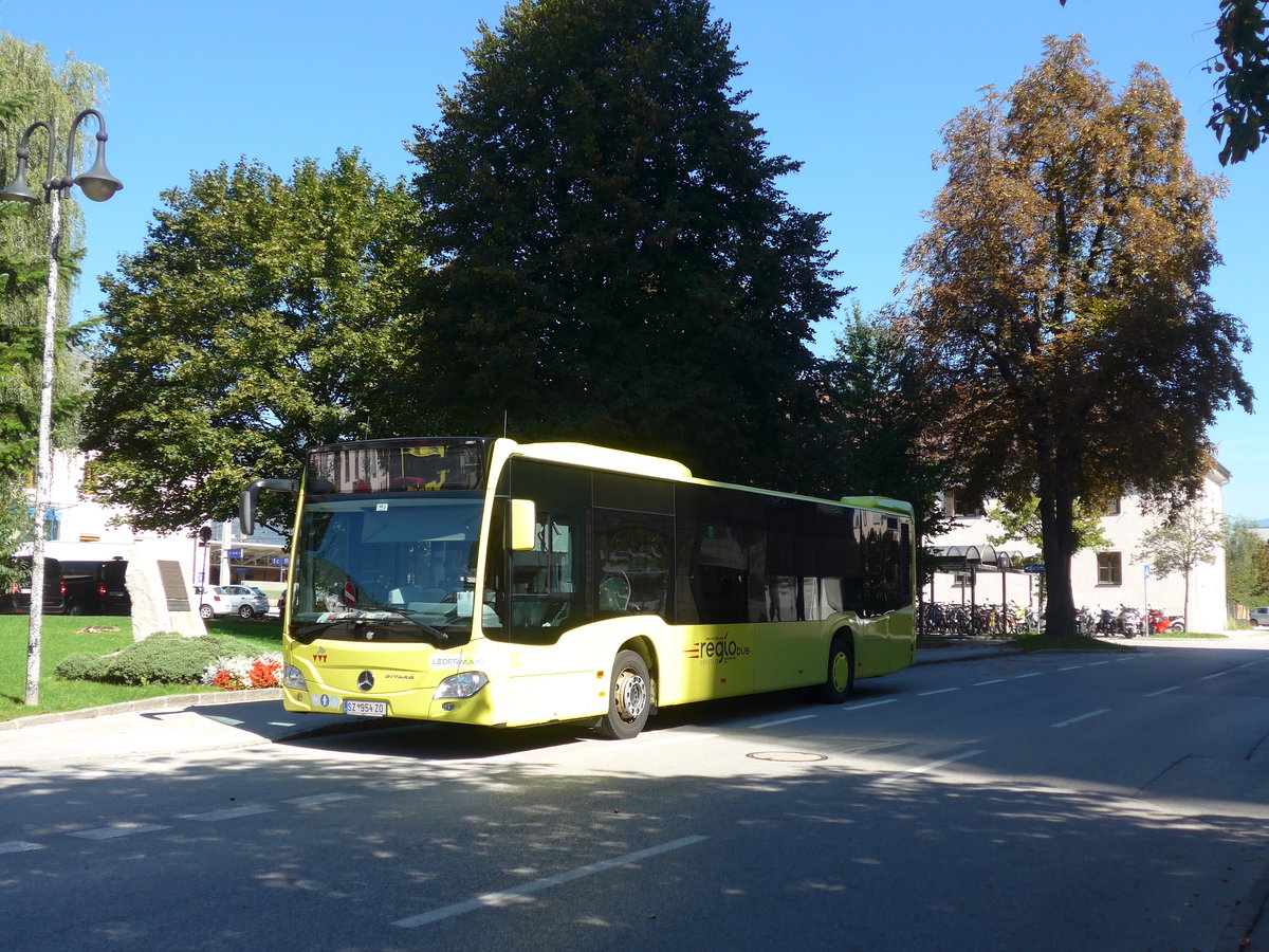 (196'947) - Ledermair, Schwaz - SZ 954 ZO - Mercedes am 12. September 2018 beim Bahnhof W�rgl