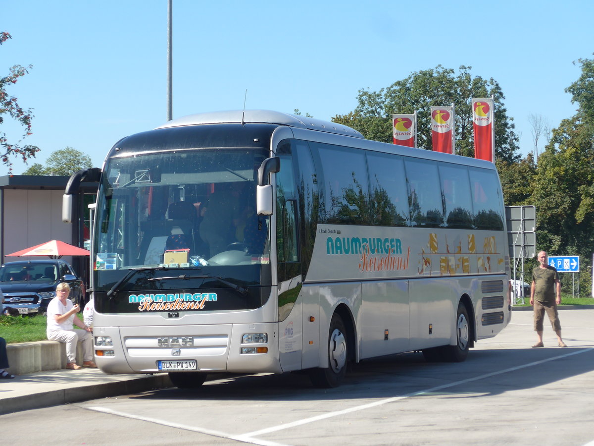 (196'965) - PVG Naumburg - BLK-PV 149 - MAN am 12. September 2018 in Samerberg, Rastst�tte