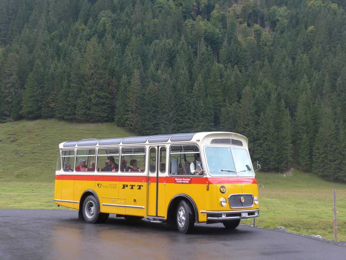 (197'824) - M�ller, Ennetmoos - NW 23'167 - FBW/Gangloff (ex Rentsch, Gunten; ex P 23'203; ex P 21'003) am 16. September 2018 in Gschwandtenmaad