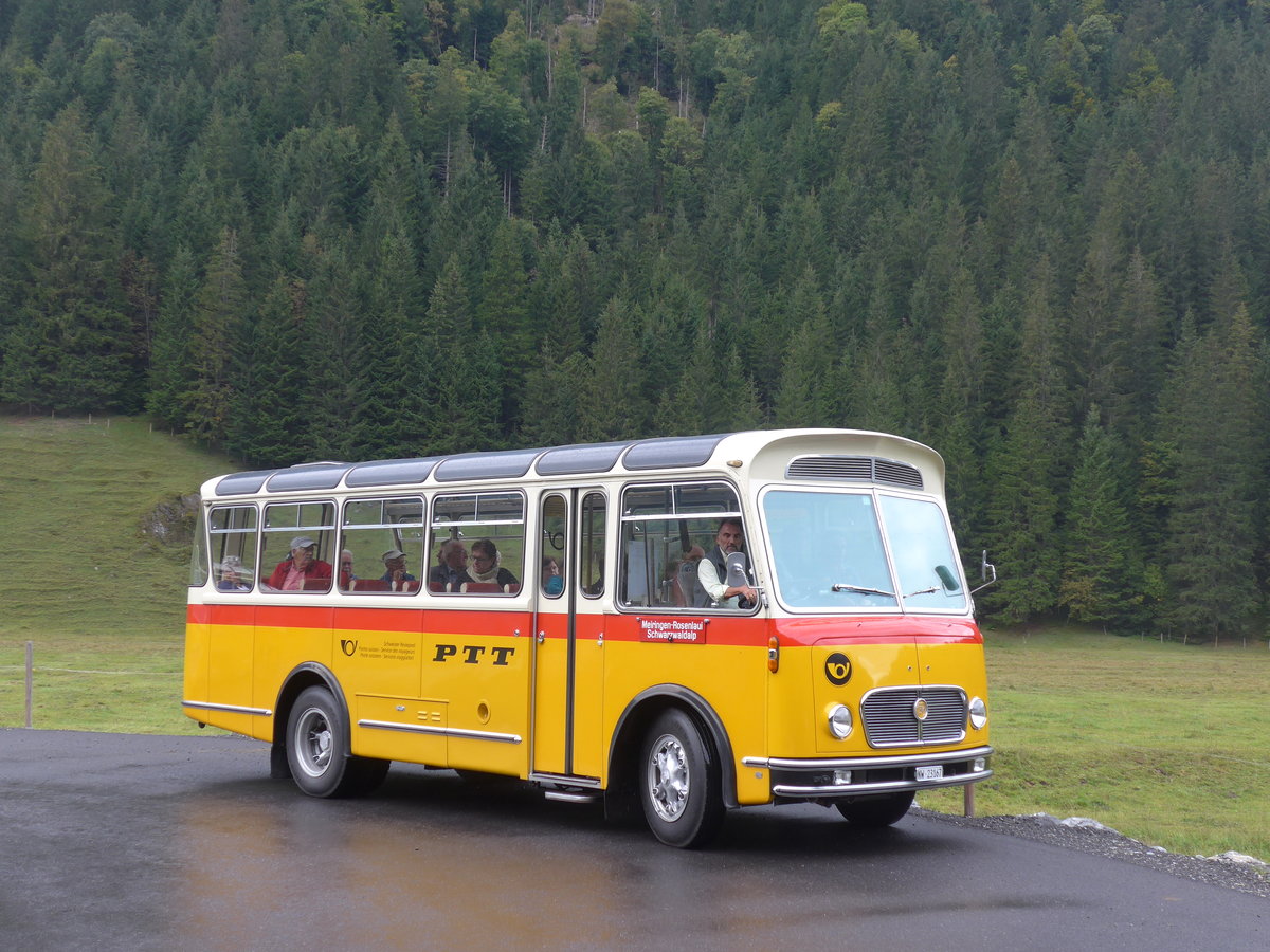(197'831) - M�ller, Ennetmoos - NW 23'167 - FBW/Gangloff (ex Rentsch, Gunten; ex P 23'203; ex P 21'003) am 16. September 2018 in Gschwandtenmaad