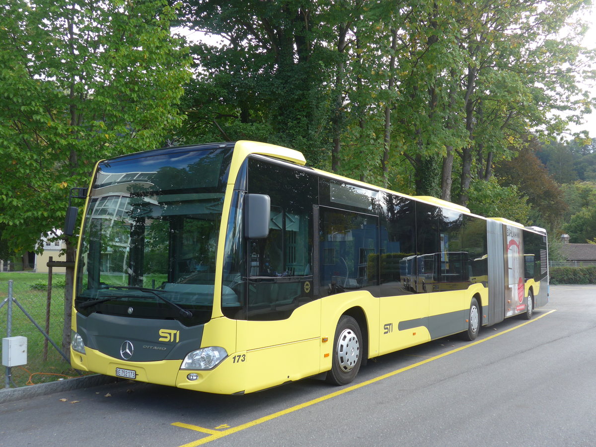 (197'916) - STI Thun - Nr. 173/BE 752'173 - Mercedes am 23. September 2018 bei der Schiffl�ndte Thun