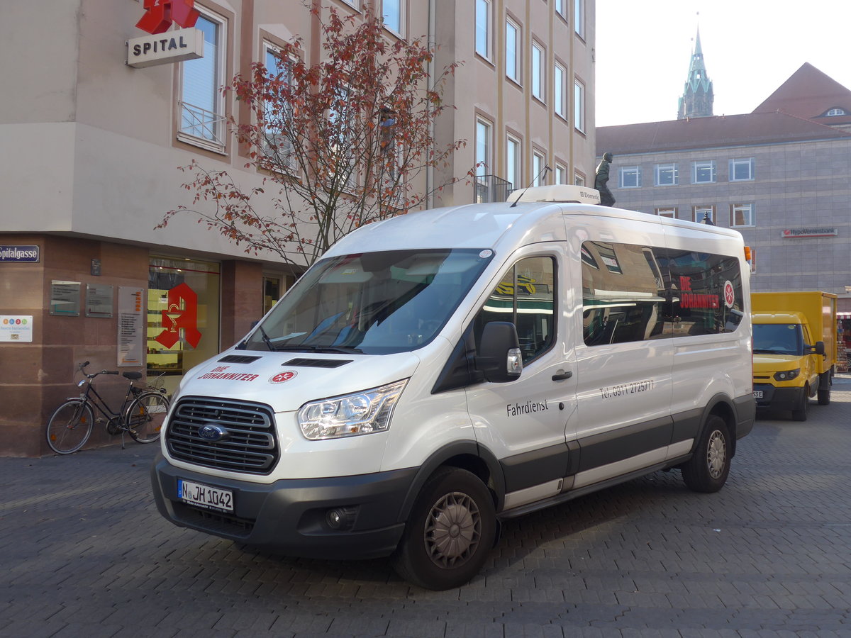 (198'321) - Die Johanniter, N�rnberg - N-JH 1042 - Mercedes am 16. Oktober 2018 in N�rnberg, Heilig-Geist-Spital