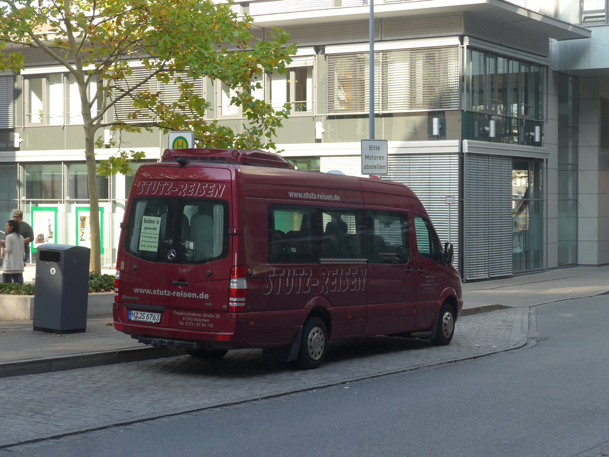 (198'366) - Stutz, M�nchen - M-JS 6763 - Mercedes am 17. Oktober 2018 in N�rnberg, Zentraler Busbahnhof
