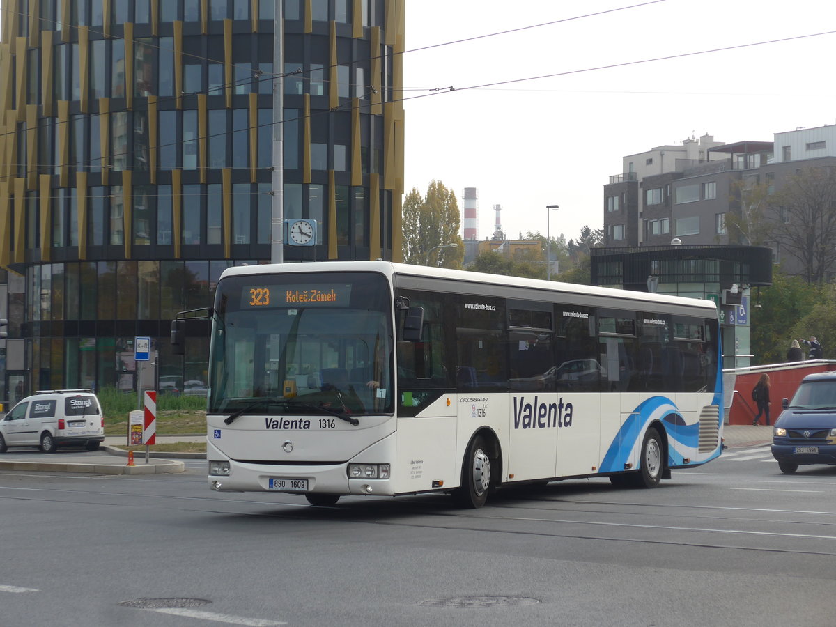 (198'549) - Valenta, Karlstein - Nr. 1316/8S0 1609 - Irisbus am 19. Oktober 2018 in Praha, N�draz� Veleslav�n