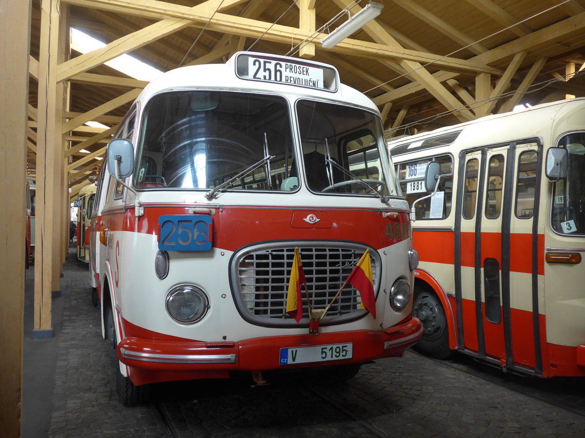 (198'823) - DPP Praha - Nr. 4881/V 5195 - Jelcz-Skoda am 20. Oktober 2018 in Praha, �PNV-Museum