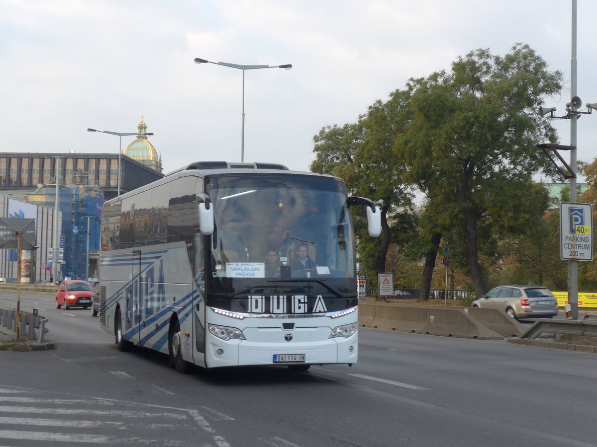 (198'944) - Aus Serbien: DUGA, Petlovaca - SA 114-JN - Temsa am 21. Oktober 2018 in Praha, Hlavn� N�draz�