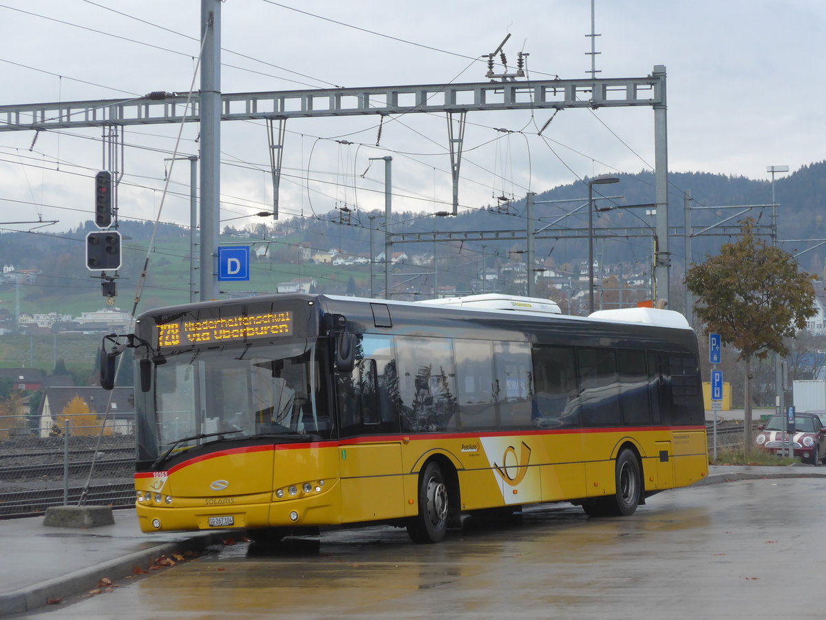 (199'531) - Schmidt, Oberb�ren - SG 267'104 - Solaris am 24. November 2018 beim Bahnhof Uzwil