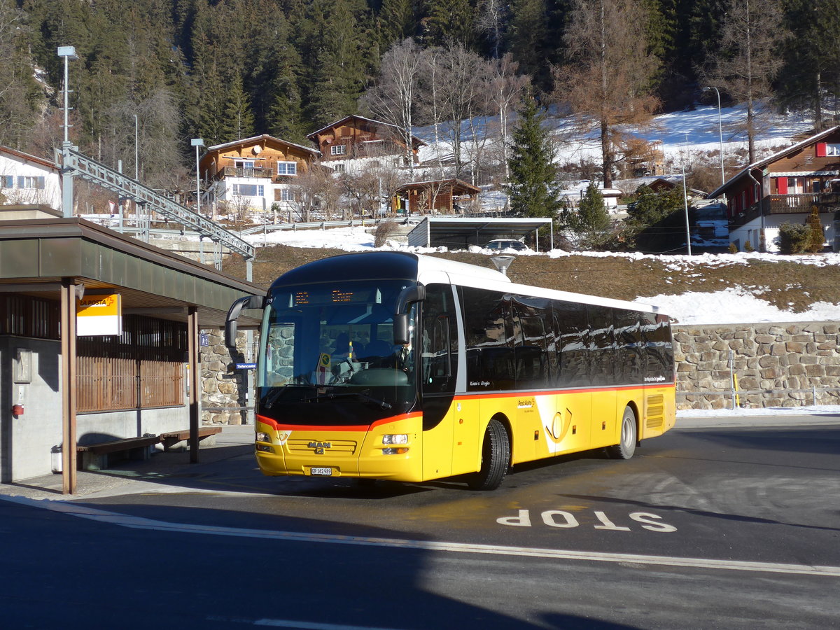 (200'291) - PostAuto Graub�nden - GR 162'989 - MAN am 26. Dezember 2018 beim Bahnhof Tiefencastel