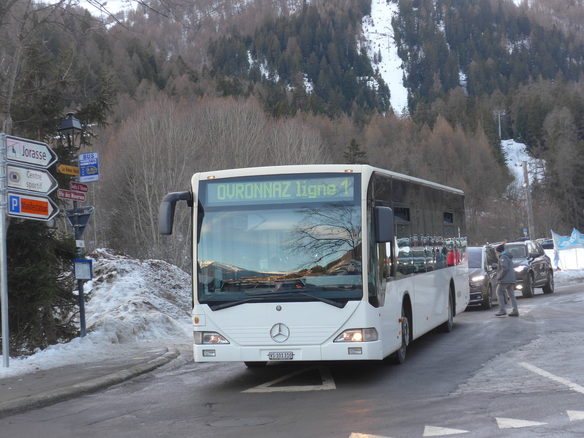 (200'403) - Buchard, Leytron - Nr. 67/VS 101'310 - Mercedes (ex MBC Morges Nr. 70) am 30. Dezember 2018 in Ovronnaz, La Crois�e