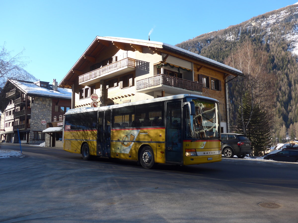 (201'756) - Jaggi, Kippel - Nr. 23/VS 484'881 - Setra am 24. Februar 2019 in Evol�ne, Route de Lannaz