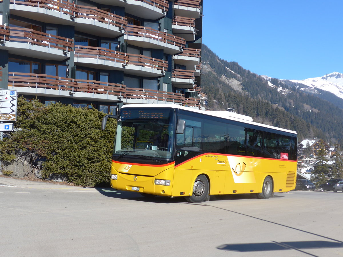 (201'781) - Buchard, Leytron - VS 84'258 - Irisbus am 24. Februar 2019 in Anz�re, T�l�cabine