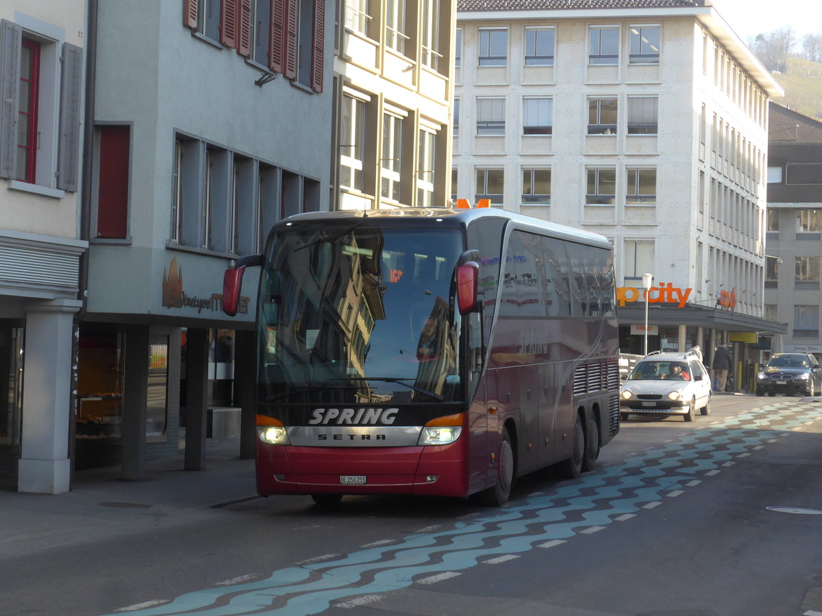 (201'790) - Spring, Schwenden - BE 250'255 - Setra am 25. Februar 2019 in Thun, B�lliz