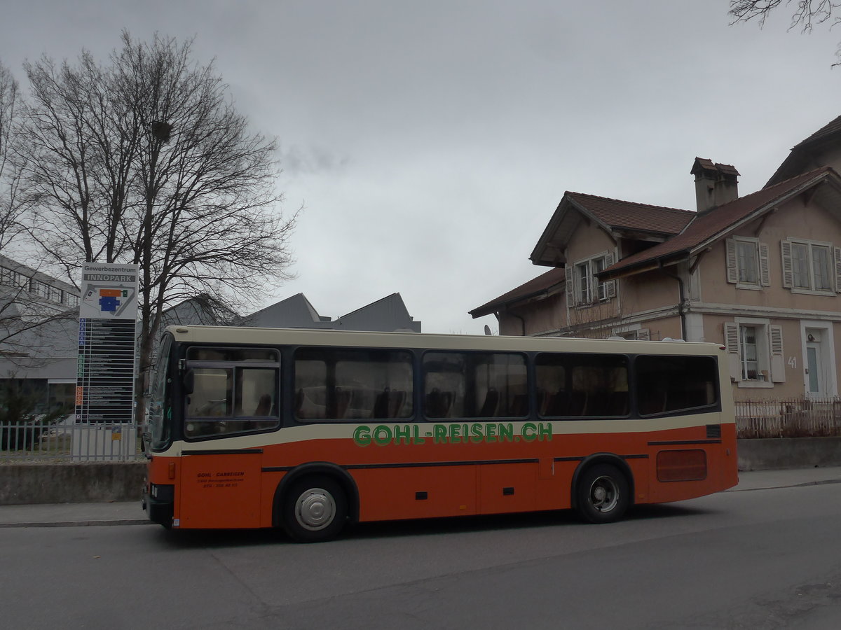 (201'805) - Gohl, Herzogenbuchsee - BE 815'877 - MAN/Lauber (ex AMSA Chiasso Nr. 19; ex Tresch, Amsteg) am 1. M�rz 2019 in Thun, Expo