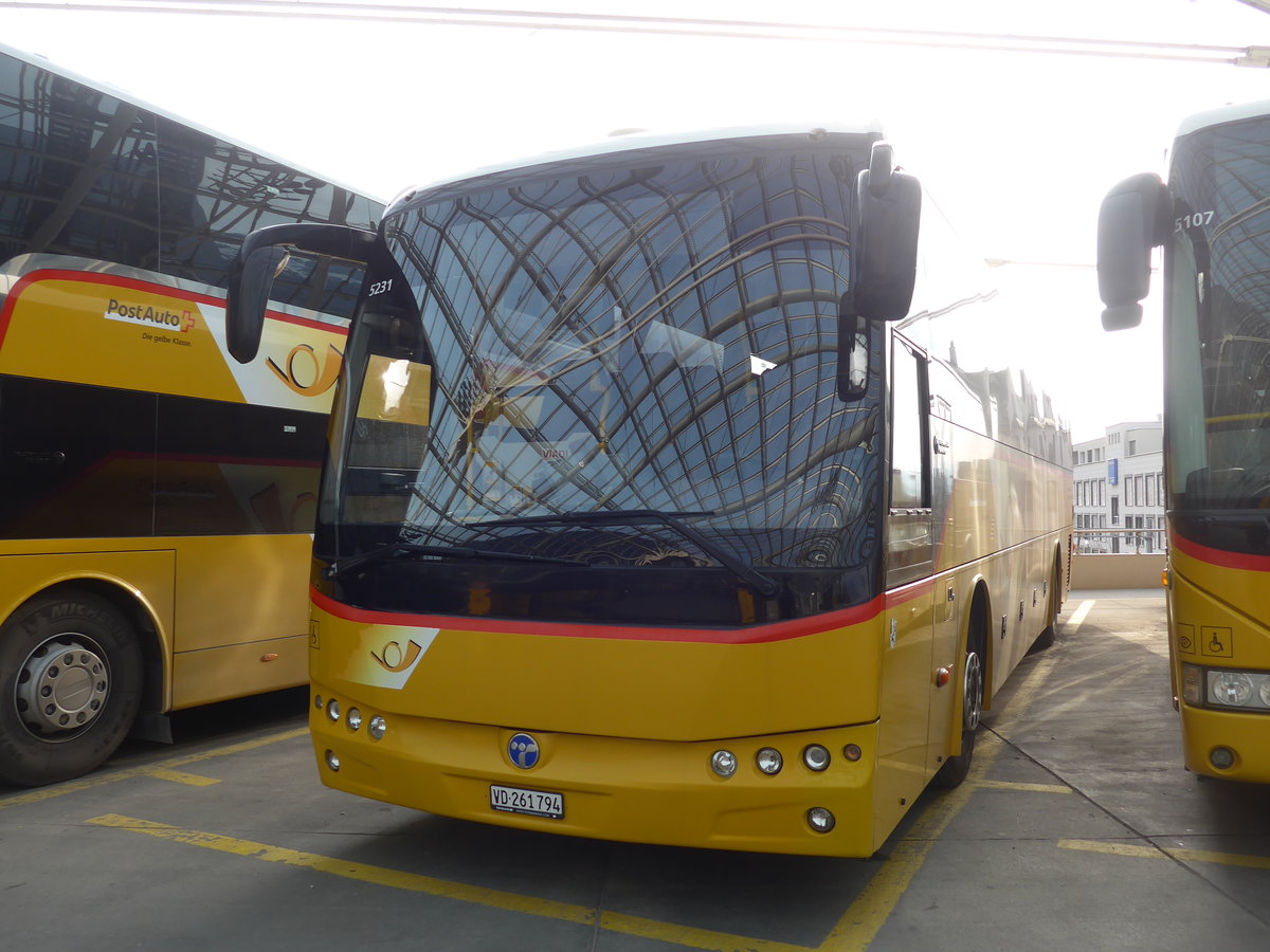 (201'860) - CarPostal Ouest - VD 261'794 - Temsa (ex TpM, Mesocco Nr. 19; ex AutoPostale Ticino) am 2. M�rz 2019 in Chur, Postautostation