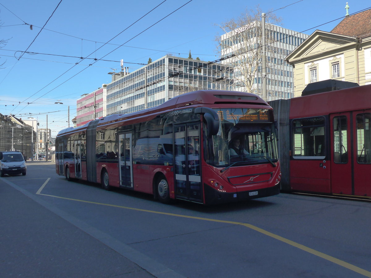 (202'320) - Bernmobil, Bern - Nr. 885/BE 832'885 - Volvo am 12. M�rz 2019 beim Bahnhof Bern