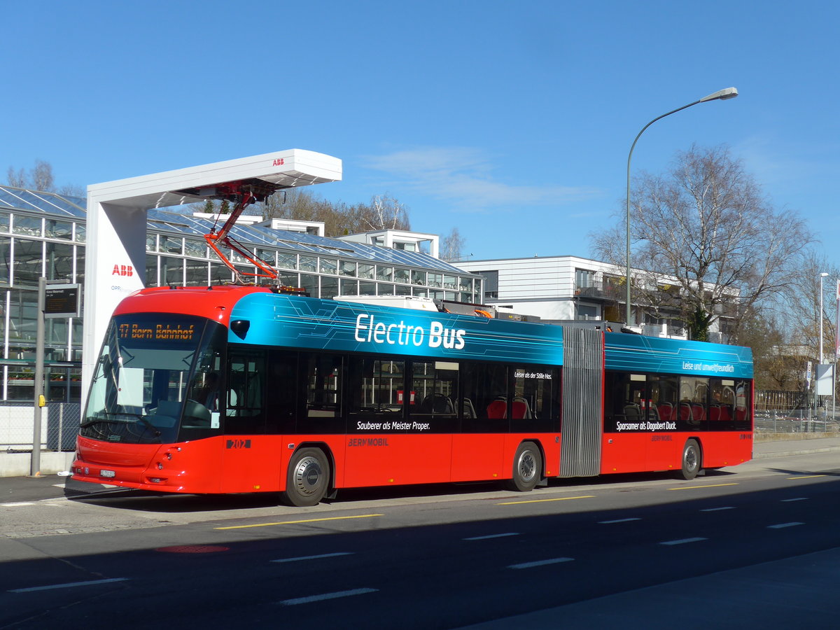 (202'322) - Bernmobil, Bern - Nr. 202/BE 750'202 - Hess/Hess am 12. M�rz 2019 in K�niz, Weiermatt