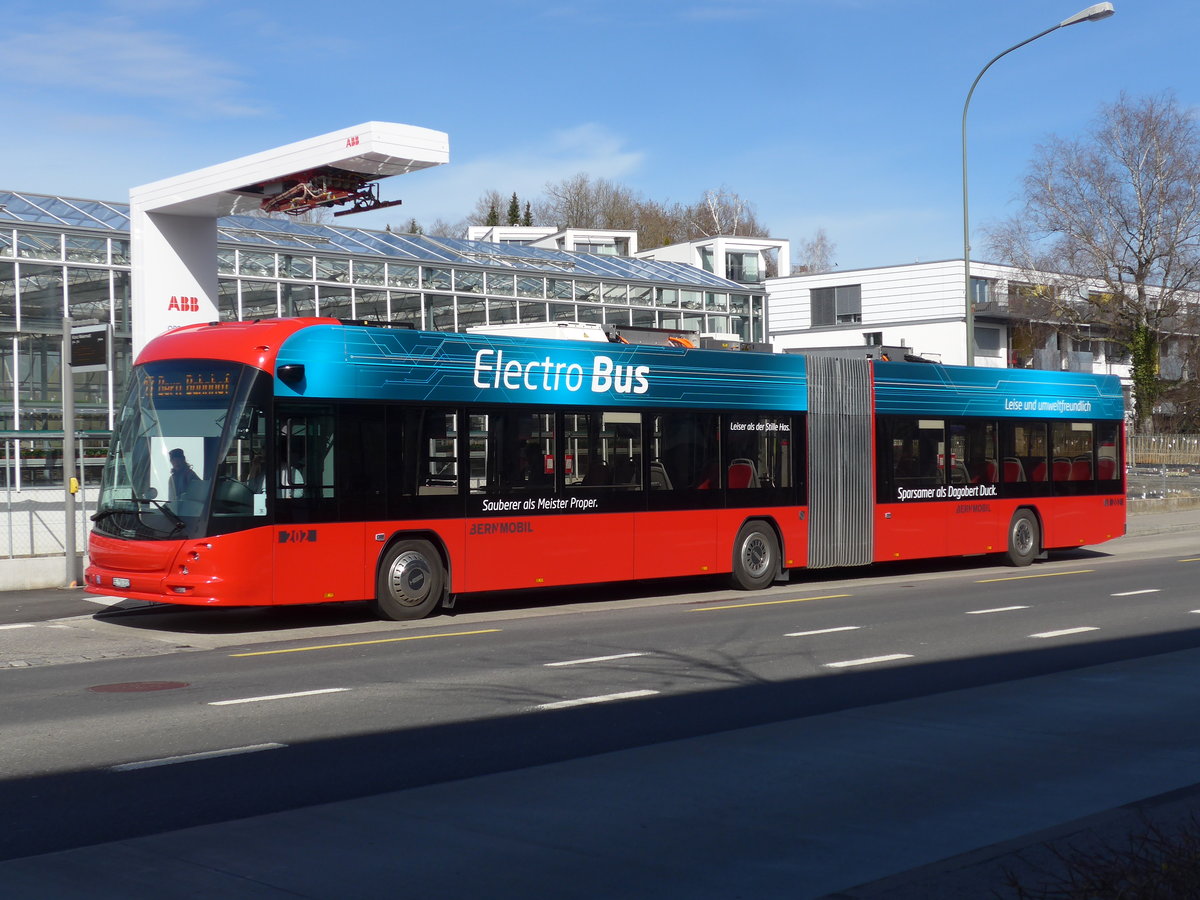 (202'344) - Bernmobil, Bern - Nr. 202/BE 750'202 - Hess/Hess am 12. M�rz 2019 in K�niz, Weiermatt