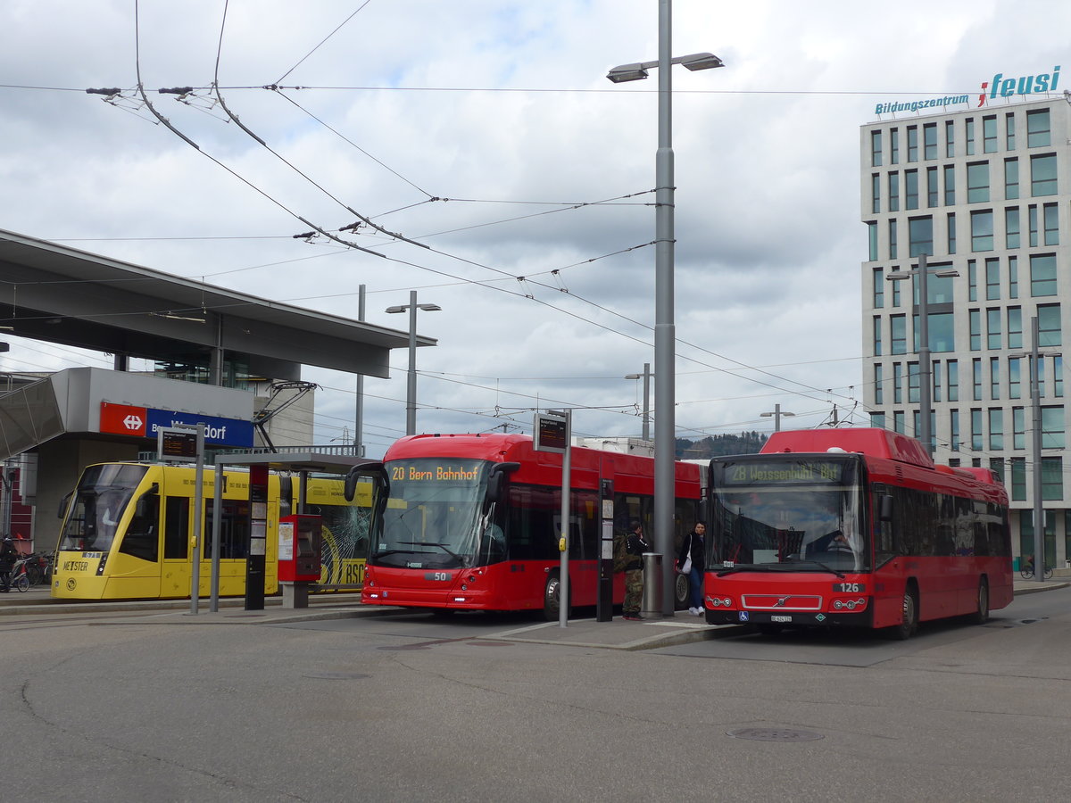 (202'507) - Bernmobil, Bern - Nr. 126/BE 624'126 - Volvo am 18. M�rz 2019 in Bern, Wankdorf