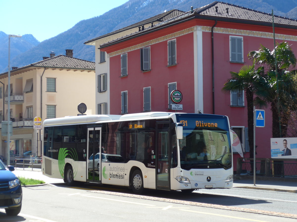(202'574) - ABl Biasca - Nr. 11/TI 231'011 - Mercedes am 19. M�rz 2019 beim Bahnhof Biasca