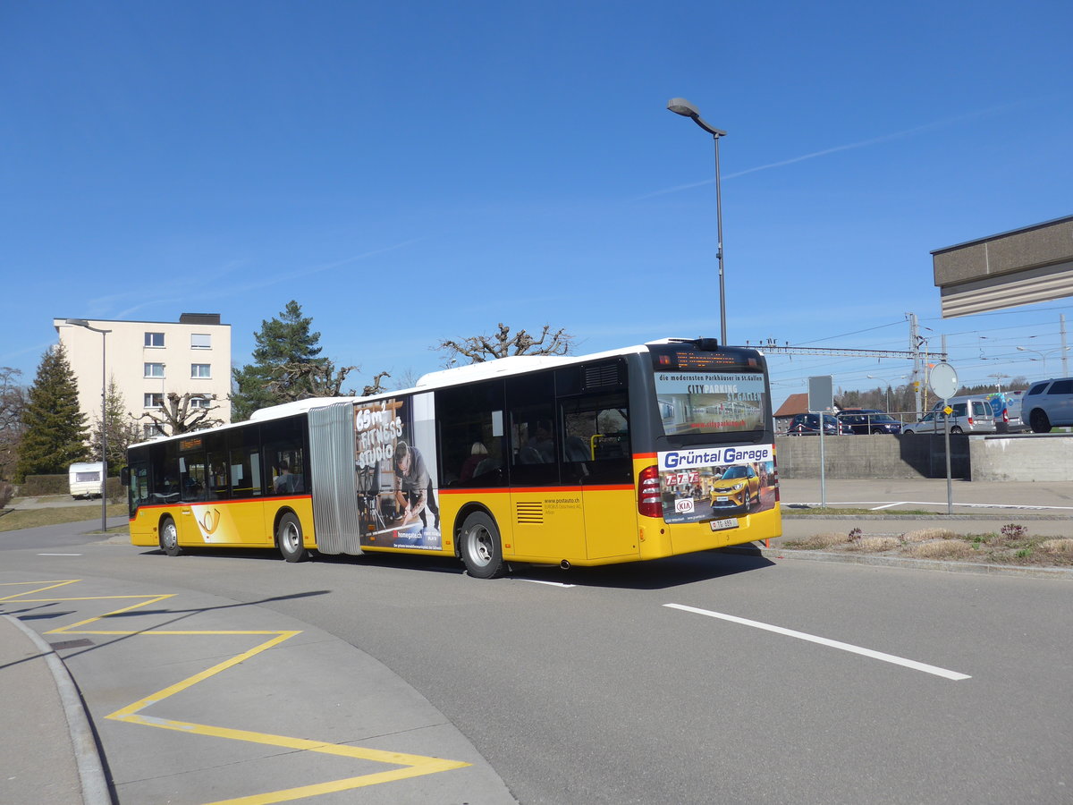 (202'713) - Eurobus, Arbon - Nr. 3/TG 689 - Mercedes am 21. M�rz 2019 beim Bahnhof Wittenbach