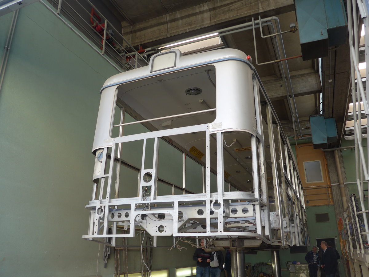 (202'961) - VBL Luzern (vbl-historic) - Nr. 81 - FBW/Hess am 23. M�rz 2019 in Luzern, Depot (in Restauration)