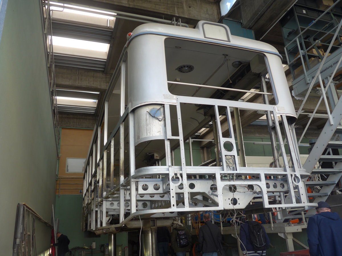 (202'964) - VBL Luzern (vbl-historic) - Nr. 81 - FBW/Hess am 23. M�rz 2019 in Luzern, Depot (in Restauration)