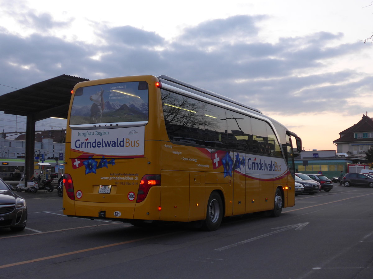 (203'275) - AVG Grindelwald - Nr. 29/BE 47'910 - Setra am 27. M�rz 2019 in Thun, CarTerminal