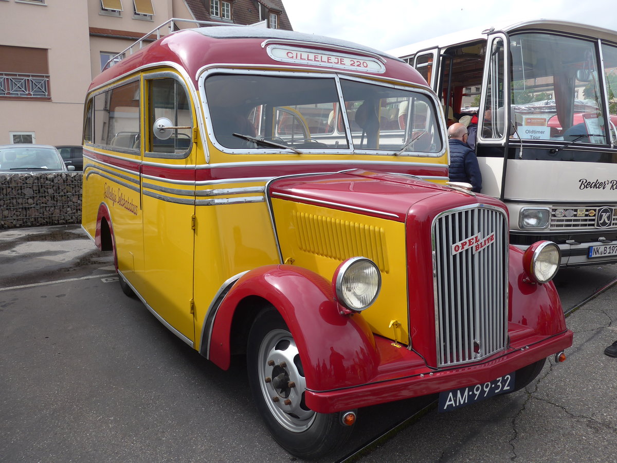 (204'020) - Aus Holland: Spierings, Rijkevoort - AM-99-32 - Opel/Andreasen (ex S�rensen, DK-Gilleleje) am 26. April 2019 in Haguenau, Parkplatz