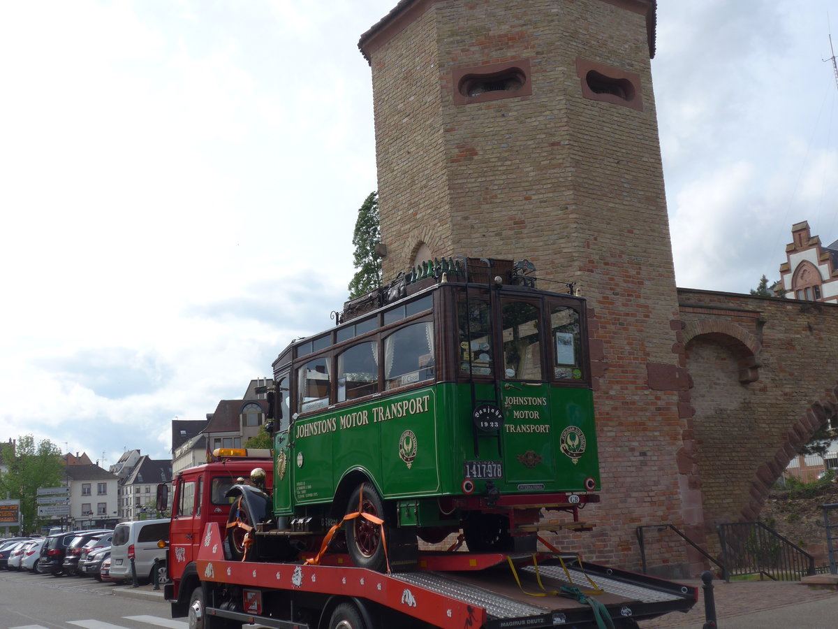 (204'055) - Aus Deutschland: Gross, N�rdlingen - DON 0754 - International (ex Johnston, GB-Richmond) am 26. April 2019 in Haguenau, Parkplatz