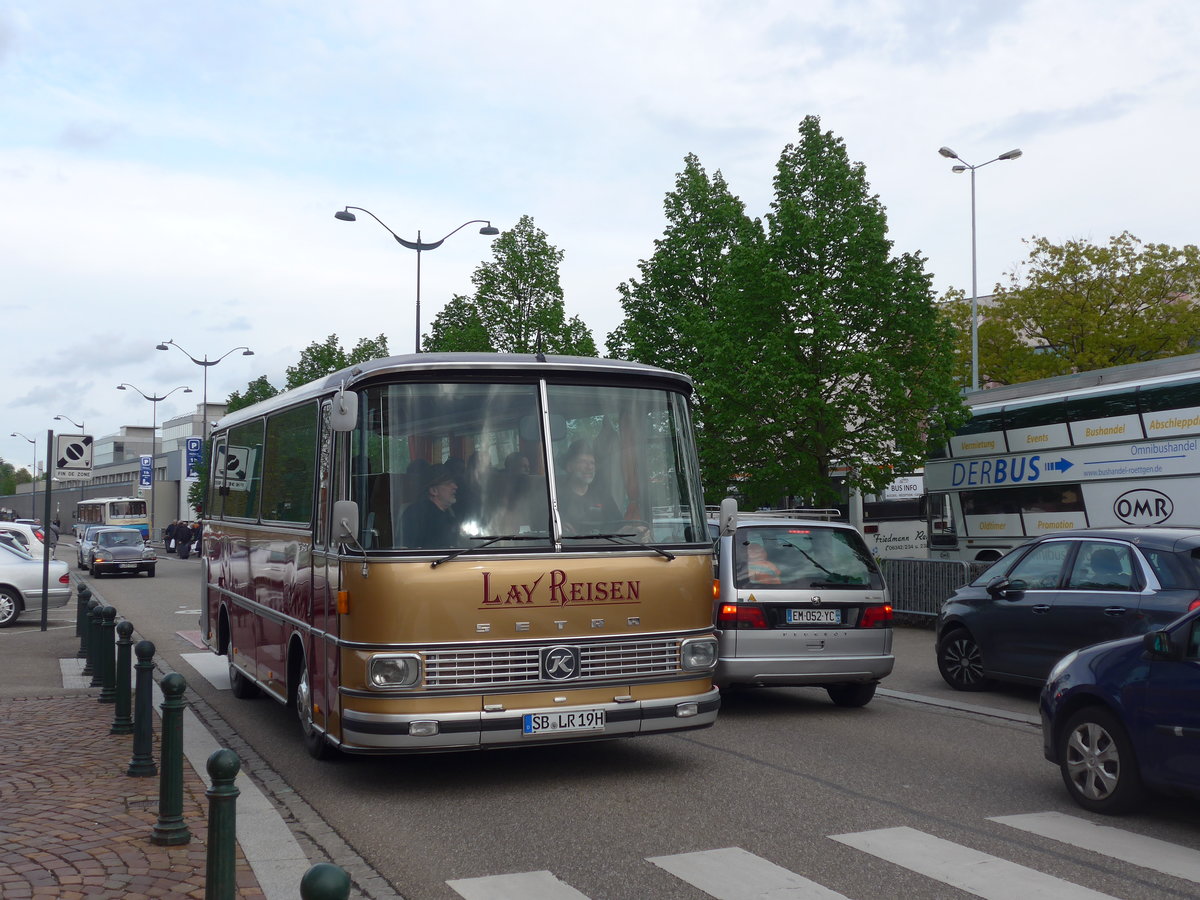 (204'097) - Aus Deutschland: Lay Reisen, P�ttlingen - SB-LR 19H - Setra am 26. April 2019 in Haguenau, Parkplatz