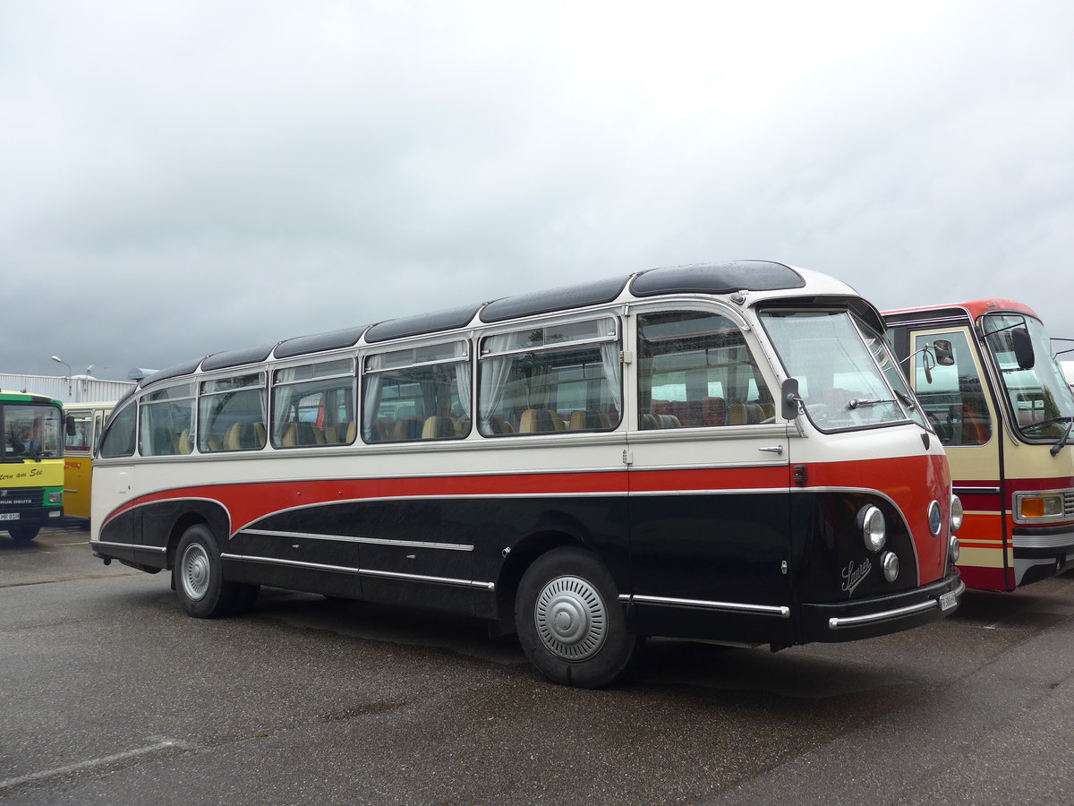 (204'369) - Aus der Schweiz: Schlapp, Cottens - FR 300'690 - Saurer/FHS (ex Fischer, Chur; ex Zumwald, Fribourg; ex Schwitter, Kandersteg; ex Winterhalder, Z�rich) am 27. April 2019 in Wisseumbourg, AAF-Museum
